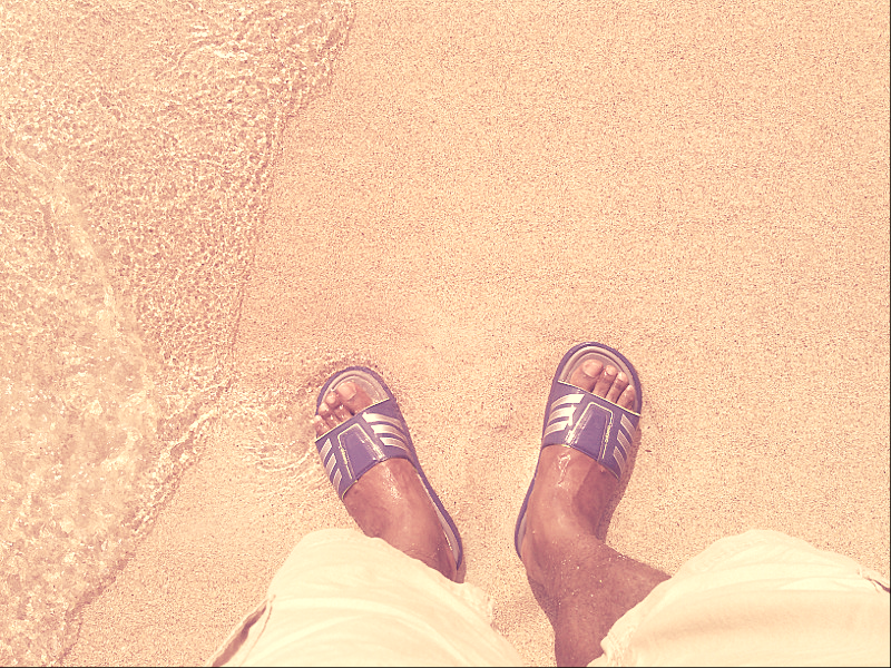 Photo - Panama Sandal's and feet in Sand.png